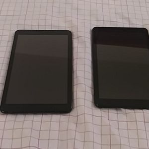 Two tablets big screen work good condition